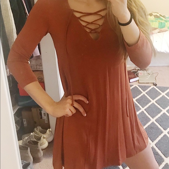 Forever 21 Dresses & Skirts - Forever 21 lace up dress